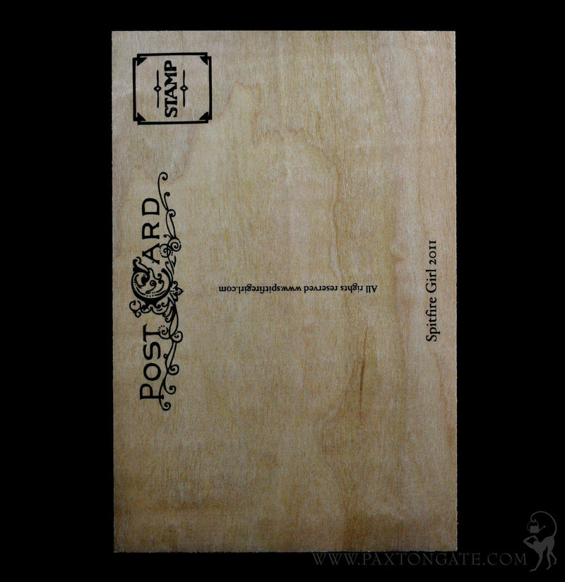 Wooden Mushroom Postcard - Paxton Gate