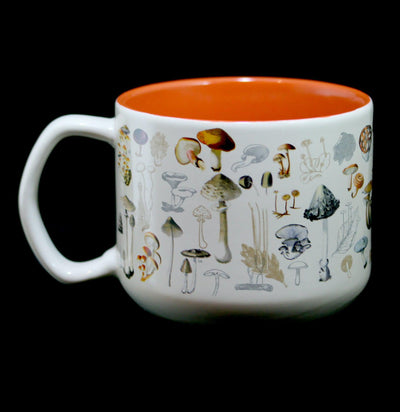 Woodland Mushrooms Ceramic Mug-Drinkware-Cognitive Surplus-PaxtonGate