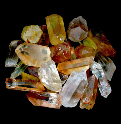 Tangerine Quartz Crystal Point-Minerals-Genilson de Moura Mines-PaxtonGate