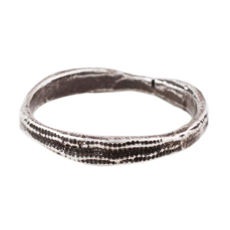 Oxidized Silver Sea Urchin Stacking Ring - Paxton Gate