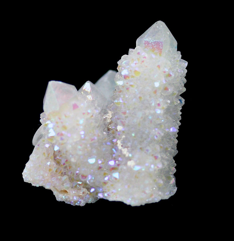 Aura Cactus Quartz Crystal Cluster - Paxton Gate