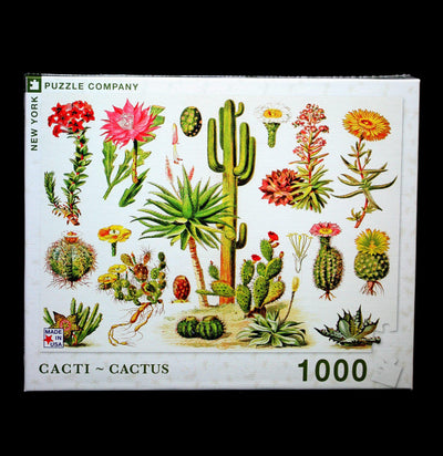 1000 Piece Cacti Jigsaw Puzzle - Paxton Gate