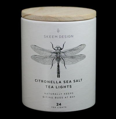 Citronella Sea Salt Tea Lights - Paxton Gate