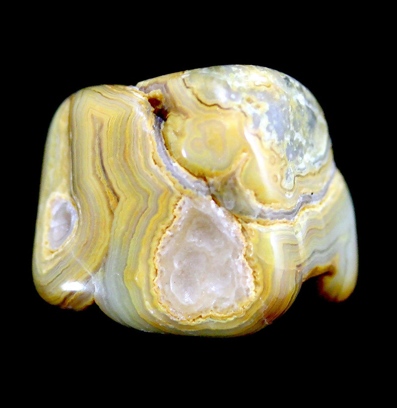 Tumbled Yellow Crazy Lace Agate - Paxton Gate