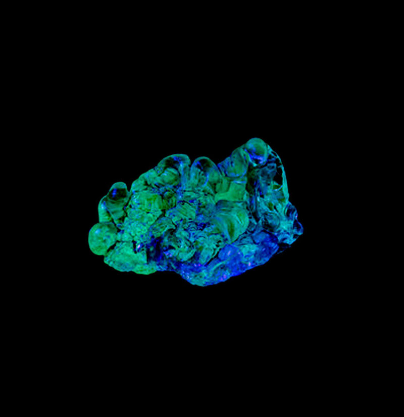 Fluorescent Hyalite Cluster - Paxton Gate