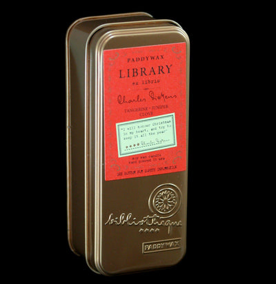 The Library Collection Charles Dickens Two Wick Travel Candle - Paxton Gate