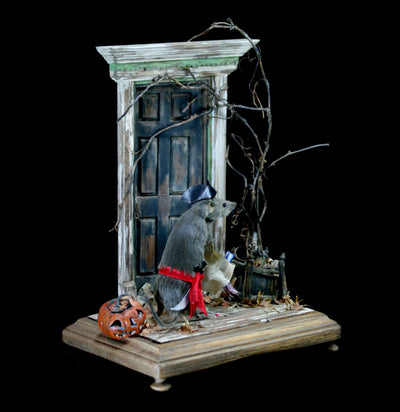Trick-or-Treating Pirate Taxidermy Mouse - Paxton Gate