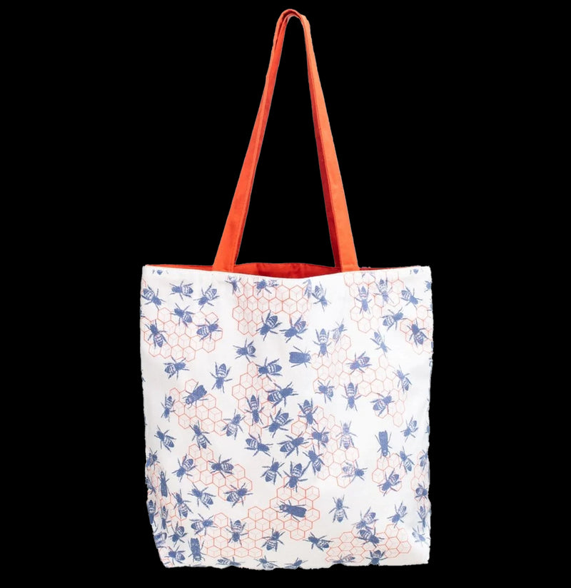 Bee Hive Canvas Tote Bag - Paxton Gate