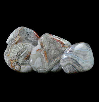 Tumbled Lace Agate Slice - Paxton Gate