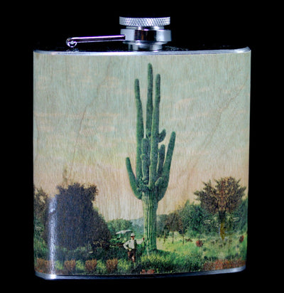 Cactus Wood Flask - Paxton Gate