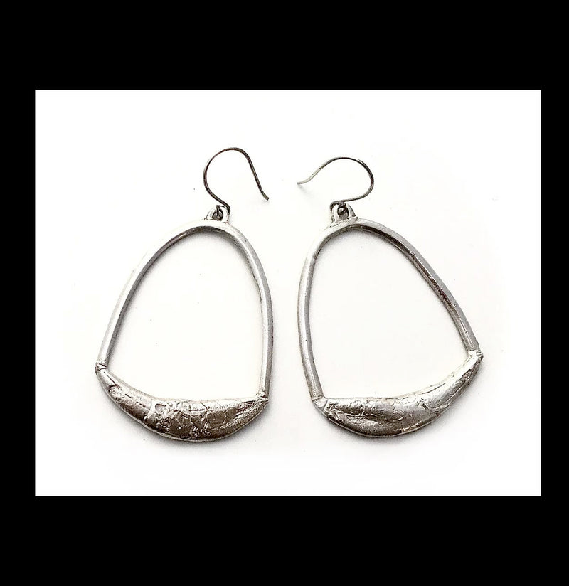Sterling Silver Canine Tooth Earrings - Paxton Gate