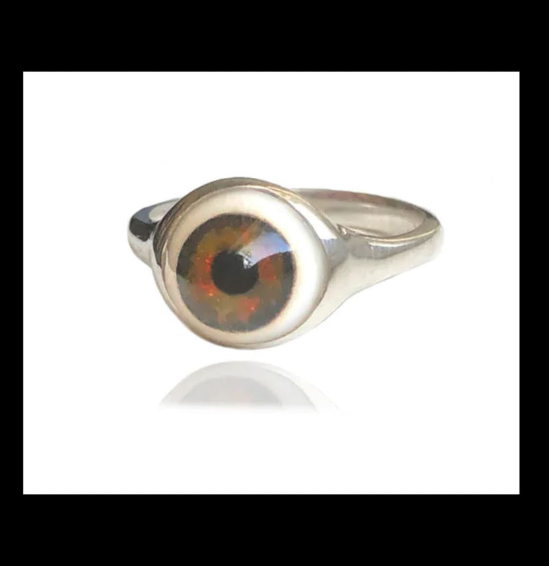 Small Sterling Silver Eye Ring - Paxton Gate
