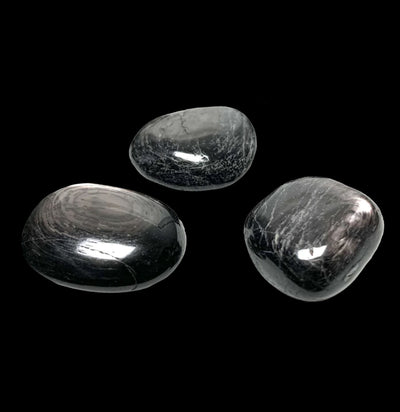 Tumbled Silver Sheen Obsidian Stone - Paxton Gate