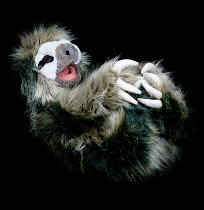 Three-Toed Sloth Puppet - Paxton Gate