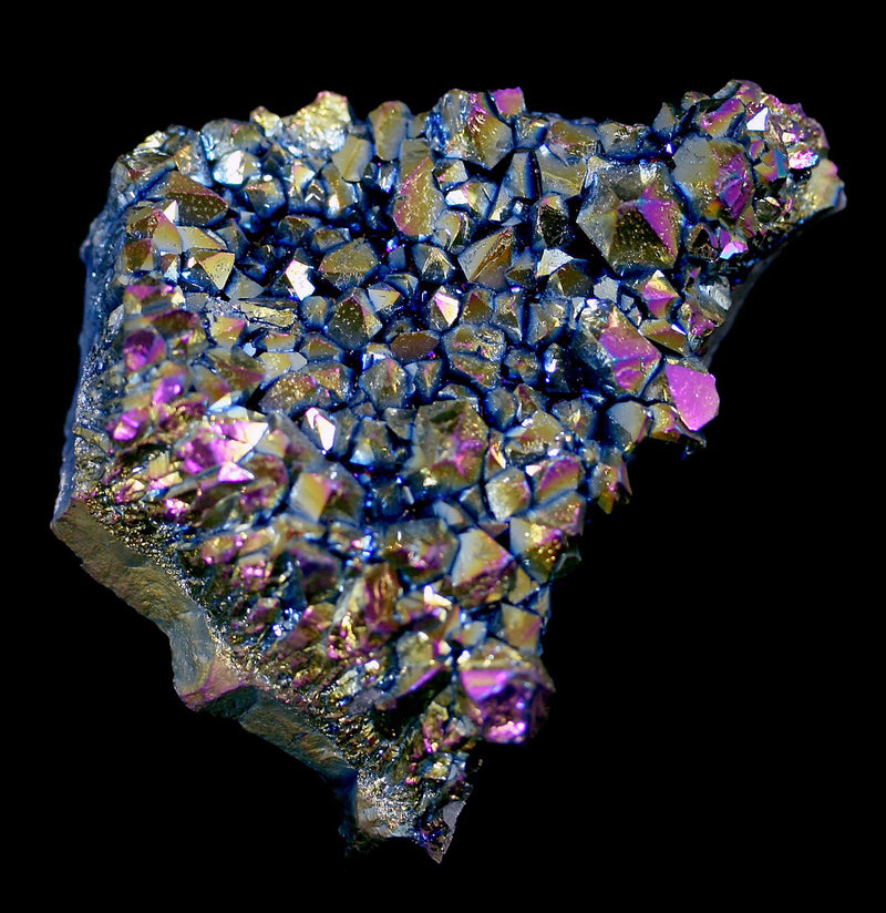 Rainbow Titanium Amethyst Crystal Cluster - Paxton Gate