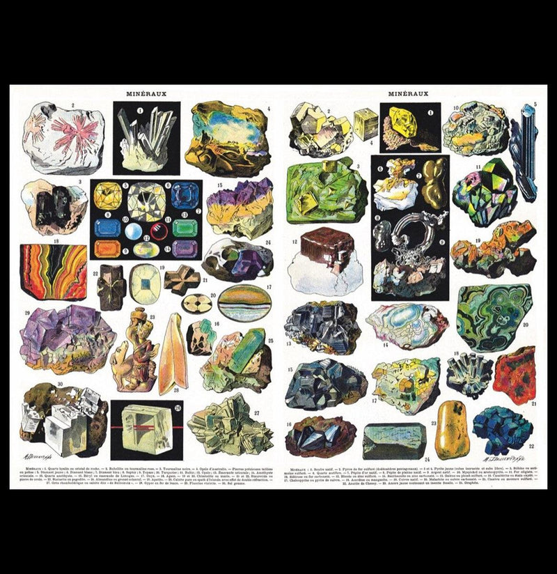 1000 Piece Minerals & Gems Jigsaw Puzzle - Paxton Gate