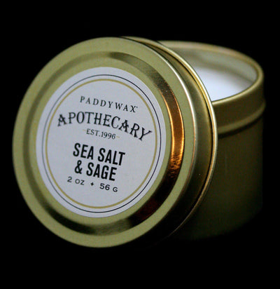 Apothecary Tin Candle Sea Salt and Sage - Paxton Gate