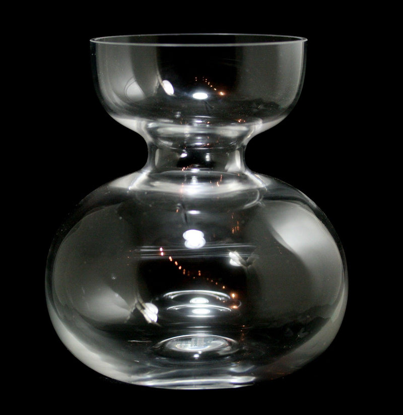 Clear Short Bulb Vase - Paxton Gate