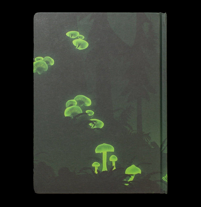 Bioluminescent Mushrooms Dark Matter Notebook - Paxton Gate
