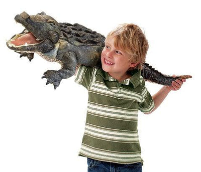 Large American Alligator Puppet - Paxton Gate