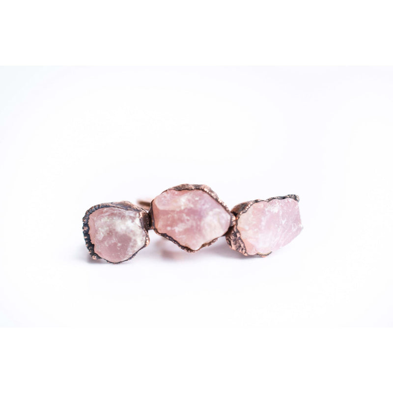 Rose Quartz Copper Ring - Paxton Gate