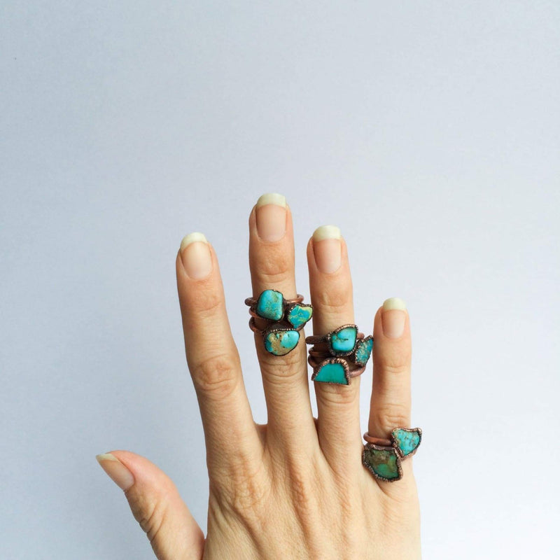 Turquoise Nugget Ring - Paxton Gate
